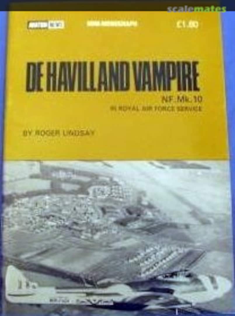 Cover De Havilland Vampire NF.Mk.10 in Royal Air Force Service Scale Aircraft Modelling Cover De Havilland Vampire NF.Mk.10 in Royal Air Force Service Scale Aircraft Modelling