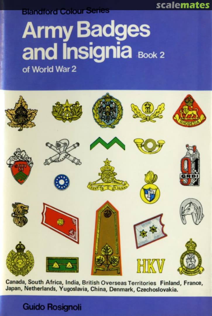 Cover Army Badges and Insignia of World War 2 Blandford Press Cover Army Badges and Insignia of World War 2 Blandford Press