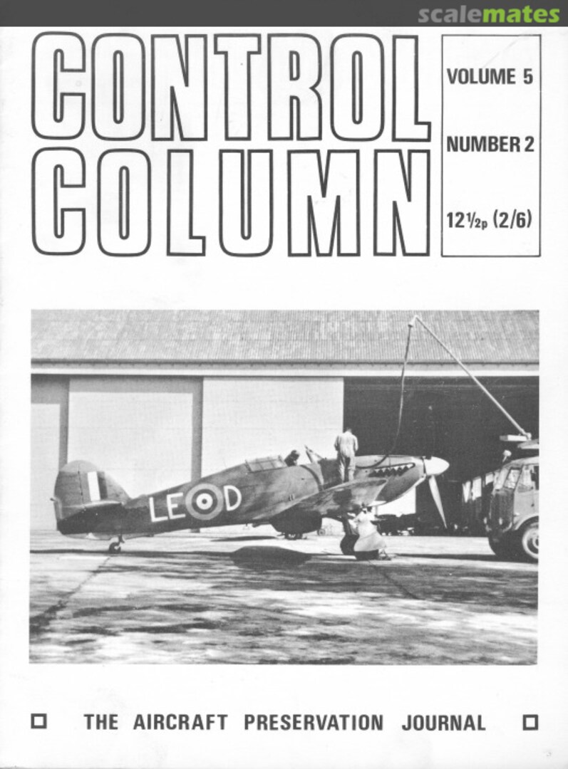 Cover Control Column Vol 5 | No 2 The British Aircraft Preservation Council Cover Control Column Vol 5 | No 2 The British Aircraft Preservation Council