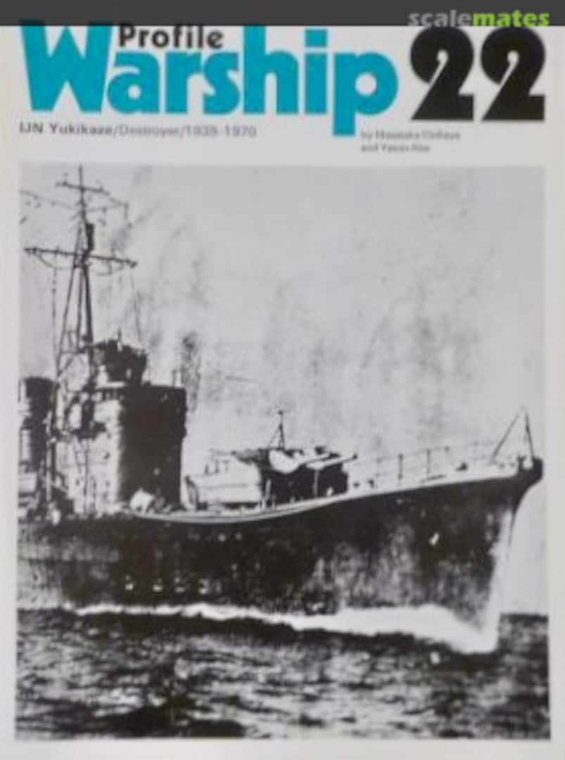 Cover IJN Yukikaze 22 Profile Publications