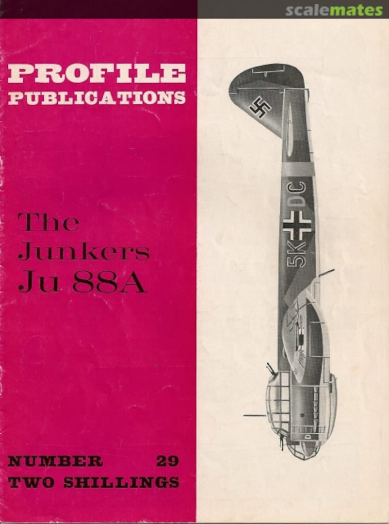 Cover The Junkers Ju 88A 29 Profile Publications