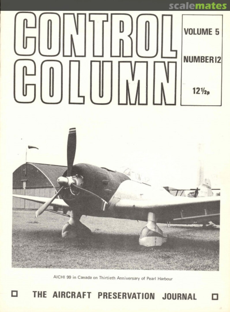 Cover Control Column Vol 5 | No 12 The British Aircraft Preservation Council