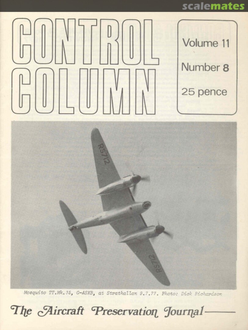 Cover Control Column Vol 11 | No 8 The British Aircraft Preservation Council Cover Control Column Vol 11 | No 8 The British Aircraft Preservation Council