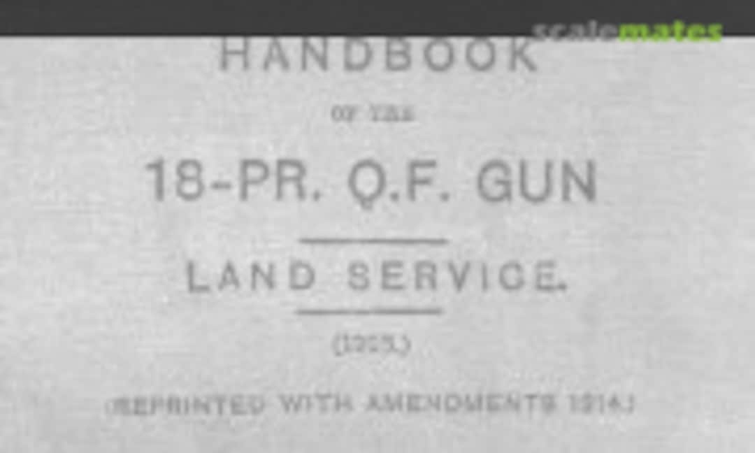 HANDBOOK of the 18-PR. Q.F. GUN (Unknown ) HANDBOOK of the 18-PR. Q.F. GUN (Unknown )