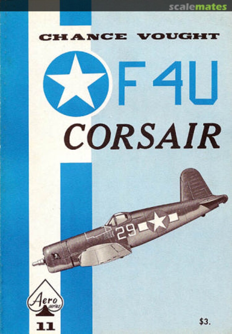 Cover Chance Vought F4U Corsair 11 Aero Publishers Cover Chance Vought F4U Corsair 11 Aero Publishers
