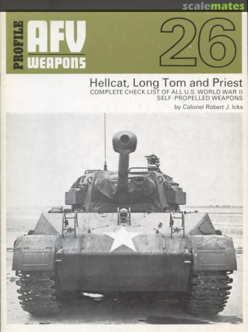 Cover Hellcat, Long Tom and Priest 26 Profile Publications