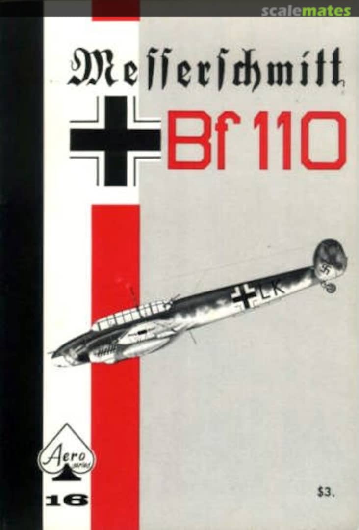 Cover Messerschmitt Bf 110 16 Aero Publishers Cover Messerschmitt Bf 110 16 Aero Publishers