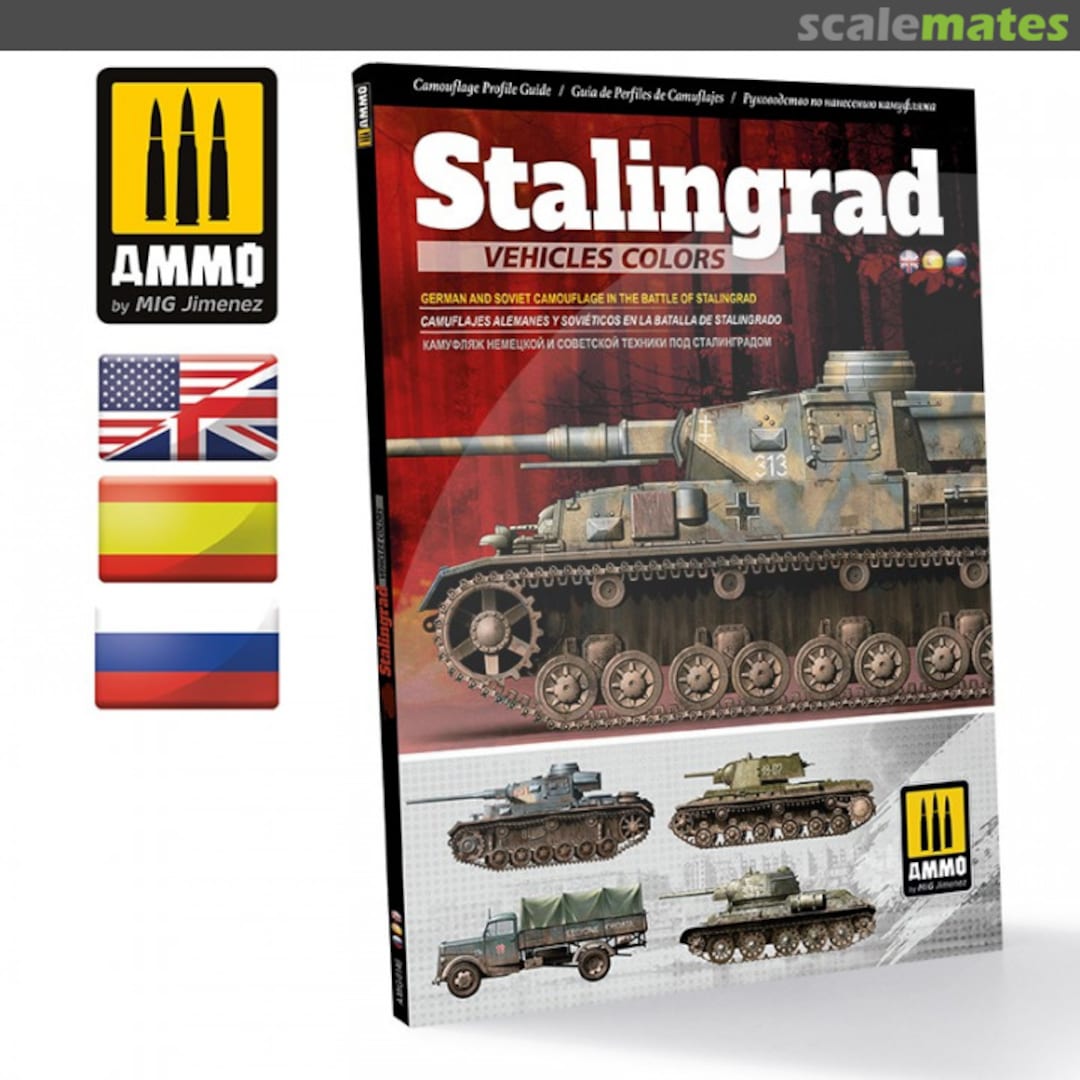 Cover Stalingrad Vehicles Colors A.MIG-6146 Ammo by Mig Jimenez Cover Stalingrad Vehicles Colors A.MIG-6146 Ammo by Mig Jimenez