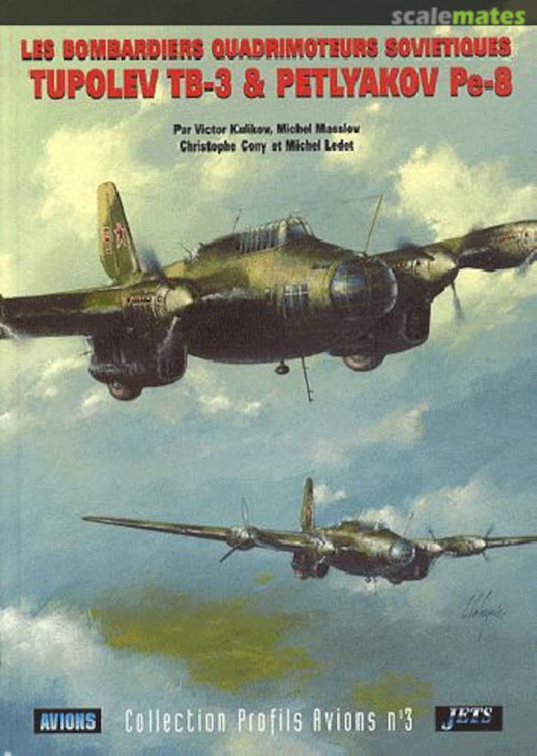 Cover Tupolev TB-3 &amp; Petlyakov Pe-8 3 Lela Presse