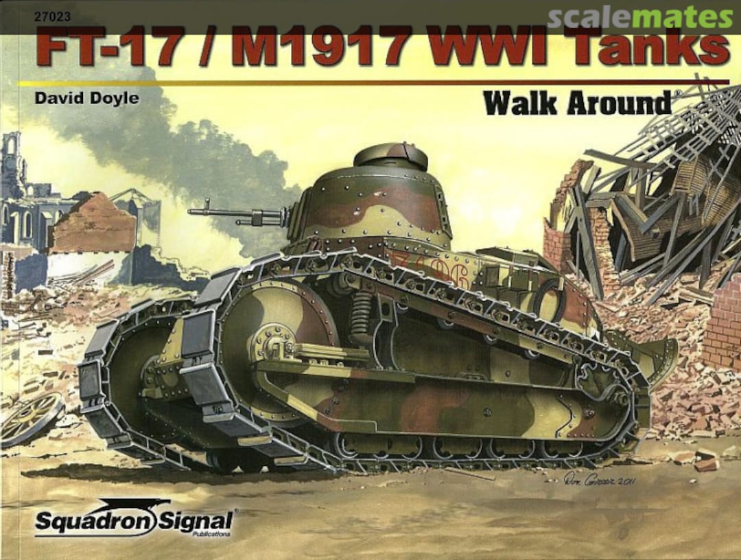 Cover FT-17 / M1917 WWI Tanks 27023 Squadron/Signal Publications
