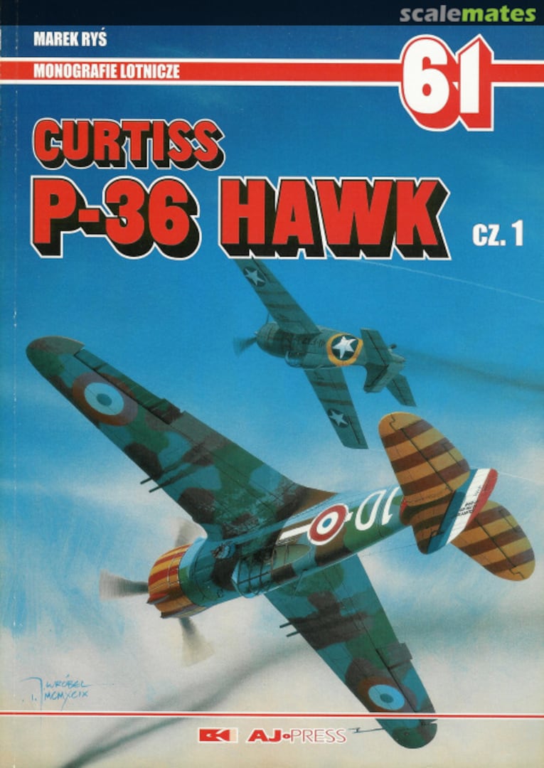 Cover Curtiss P-36 Hawk cz.1 61 AJ-Press Cover Curtiss P-36 Hawk cz.1 61 AJ-Press