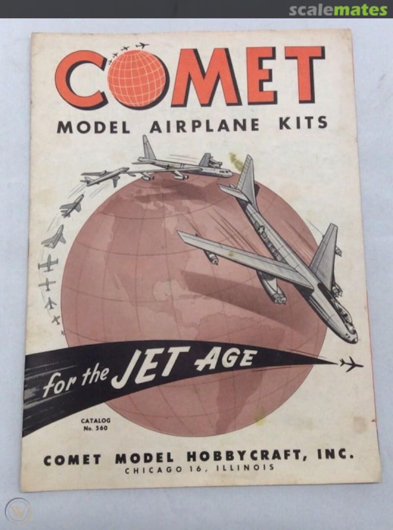Cover Comet Model Airplane Kits 560 Comet Cover Comet Model Airplane Kits 560 Comet