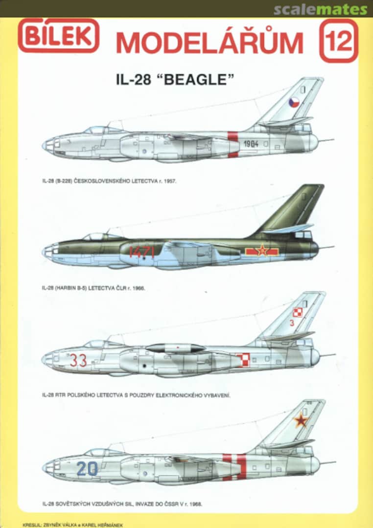 Cover IL-28 "Beagle" 12 Bilek Cover IL-28 "Beagle" 12 Bilek