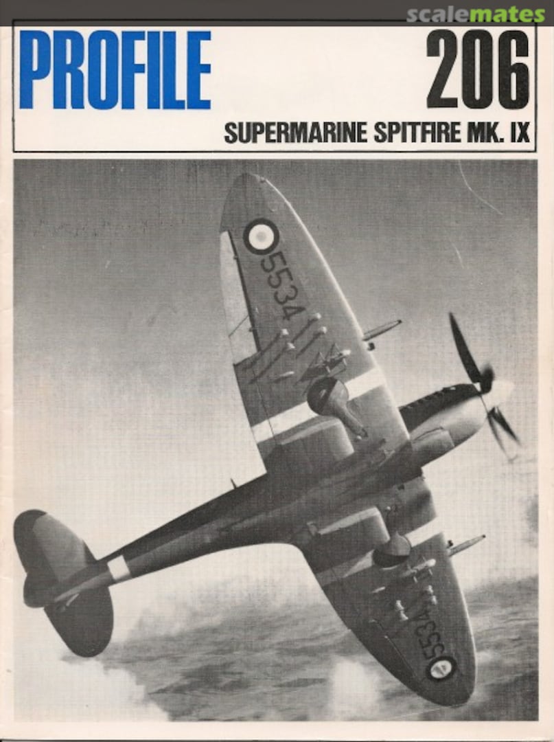 Cover Supermarine Spitfire MK. IX 206 Profile Publications