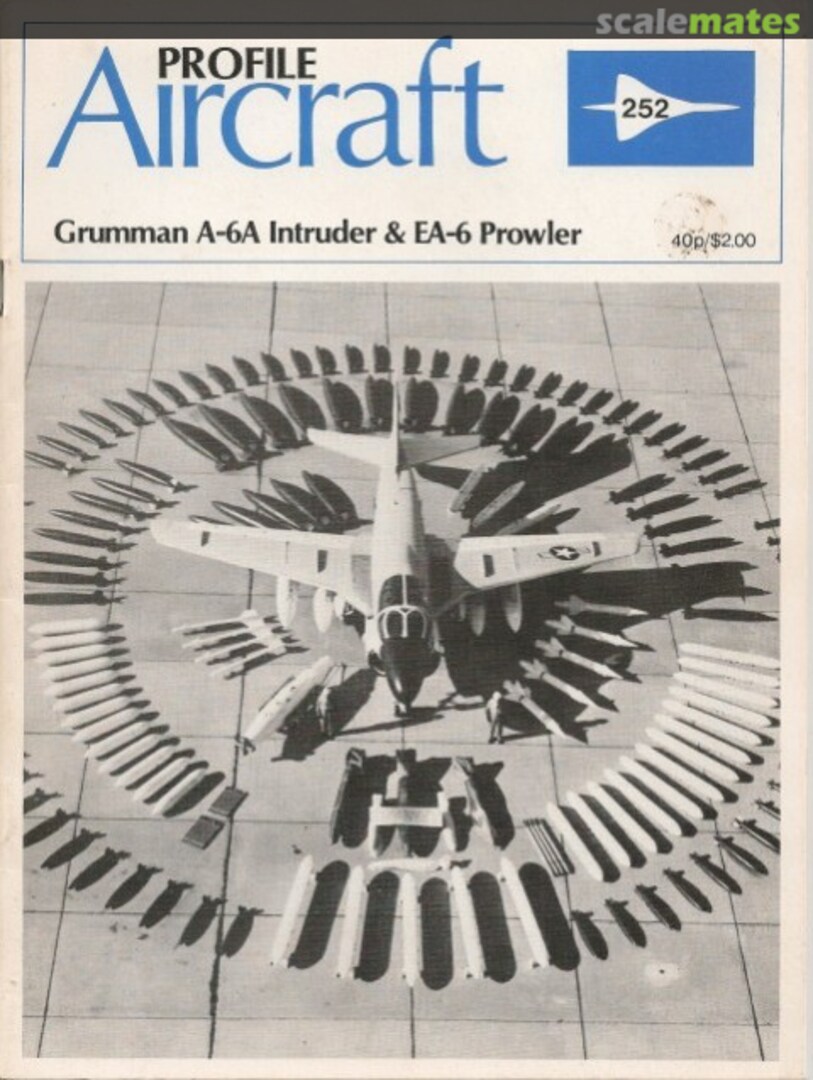 Cover Grumman A-6A Intruder &amp; EA-6 Prowler 252 Profile Publications