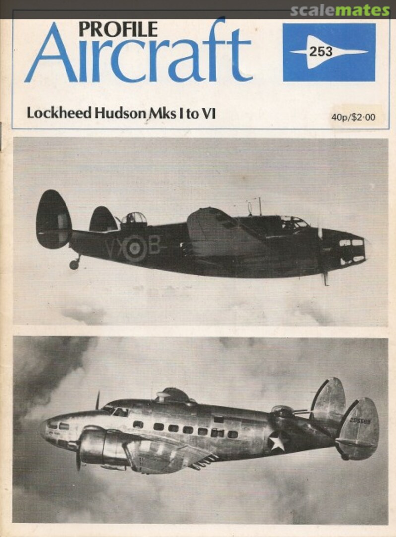 Cover Lockheed Hudson Mks I to VI 253 Profile Publications Cover Lockheed Hudson Mks I to VI 253 Profile Publications