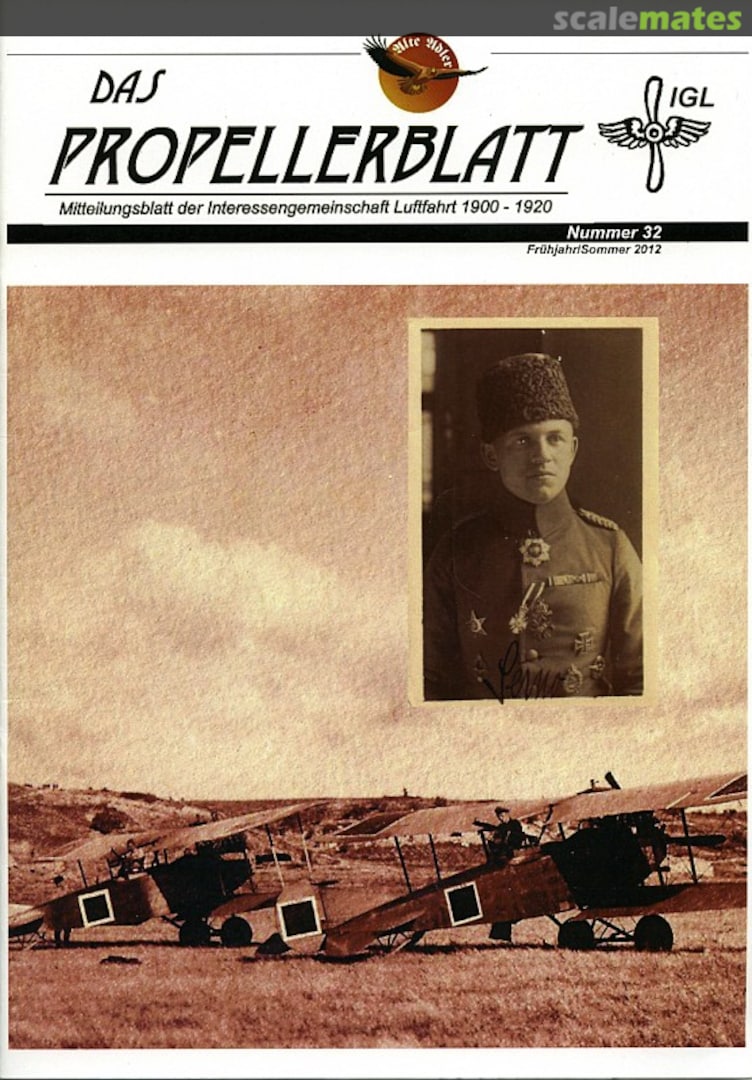 Cover Das Propellerblatt 32 2012-01 IGL Interessengemeinschaft Luftfahrt 1900-1920