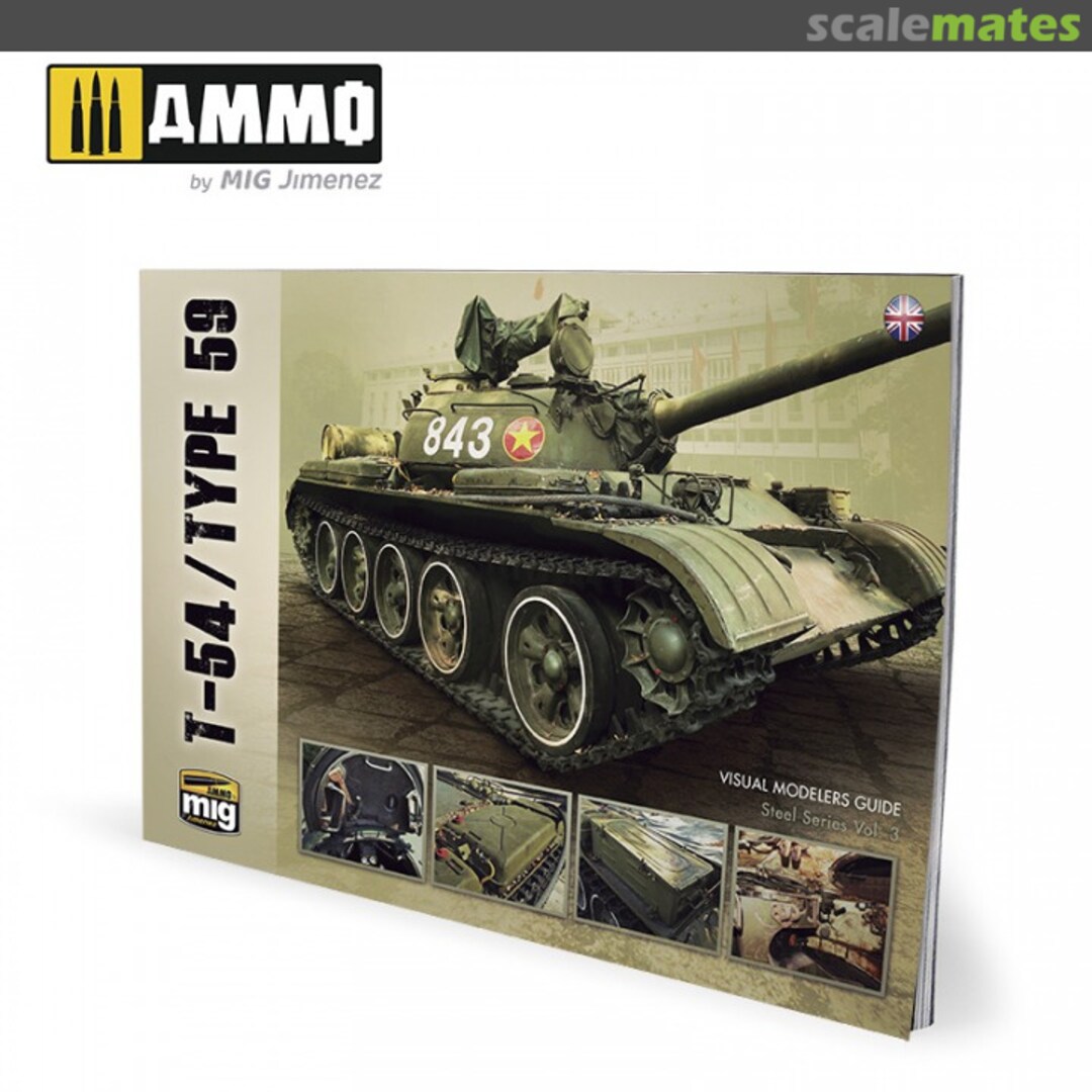 Cover T-54/Type 59 - Visual Modelers Guide 3 Ammo by Mig Jimenez