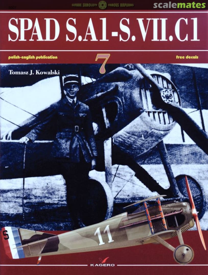 Cover SPAD S.A1 - S.VII.C1 7 Kagero Cover SPAD S.A1 - S.VII.C1 7 Kagero