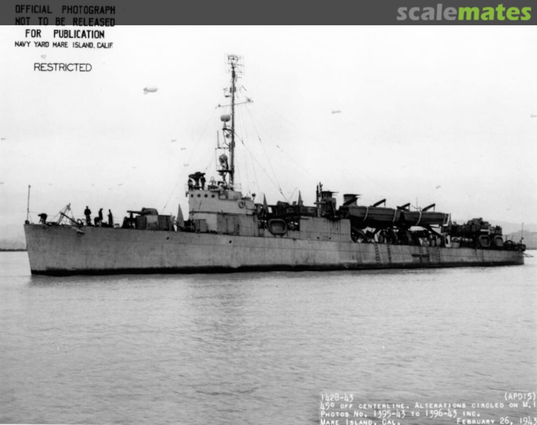 Cover USS Kilty DD-137 / APD-15 Model Monkey Cover USS Kilty DD-137 / APD-15 Model Monkey