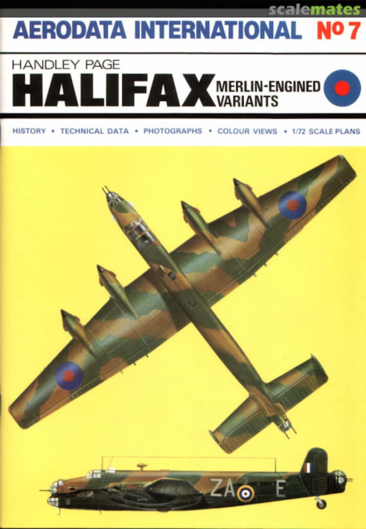 Cover Handley Page Halifax 7 Vintage Aviation Publications