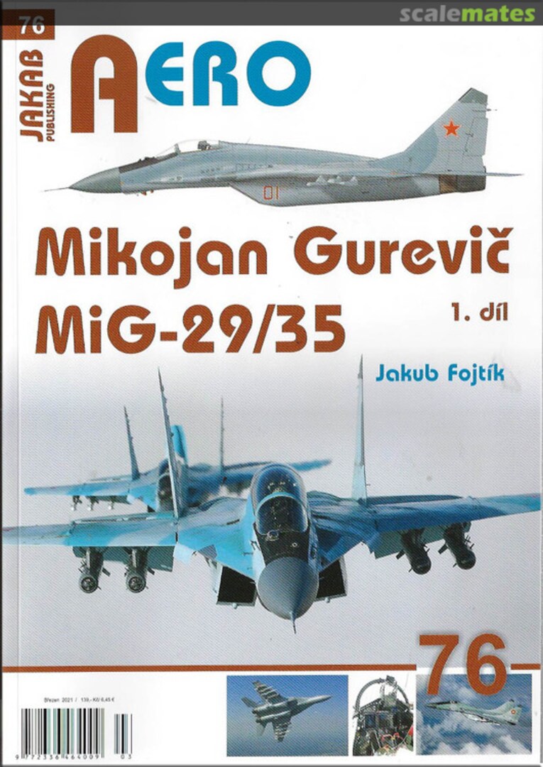 Cover Mikojan Gurevič MiG-29/35 (1. díl) 76 Jakab Publishing Cover Mikojan Gurevič MiG-29/35 (1. díl) 76 Jakab Publishing