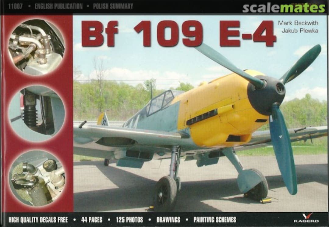 Cover Bf 109 E-4 11007 Kagero Cover Bf 109 E-4 11007 Kagero