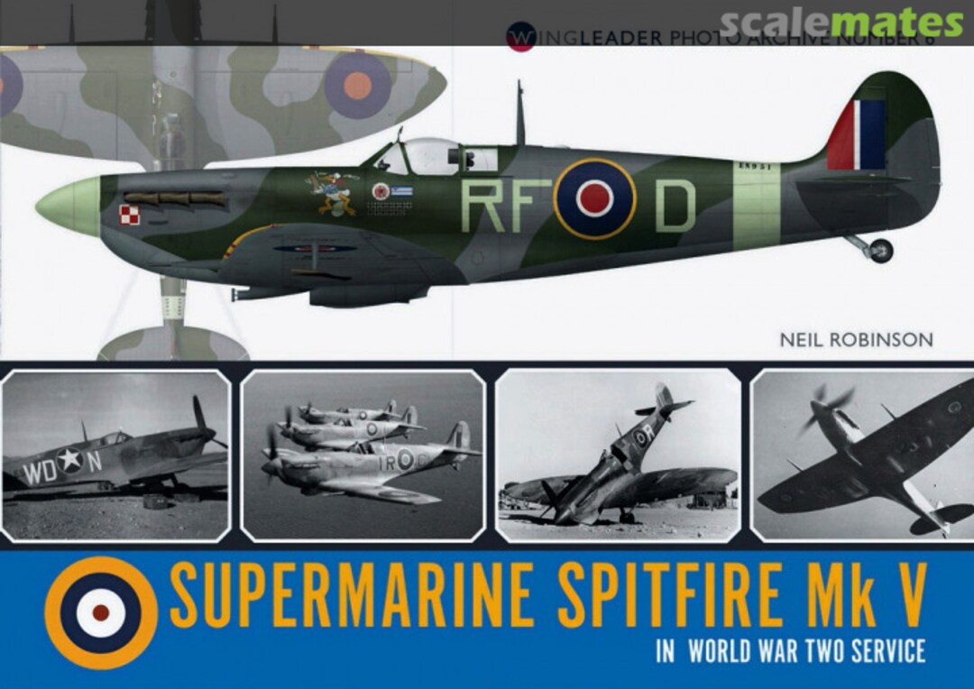 Cover Supermarine Spitfire Mk V 6 Wing Leader Cover Supermarine Spitfire Mk V 6 Wing Leader