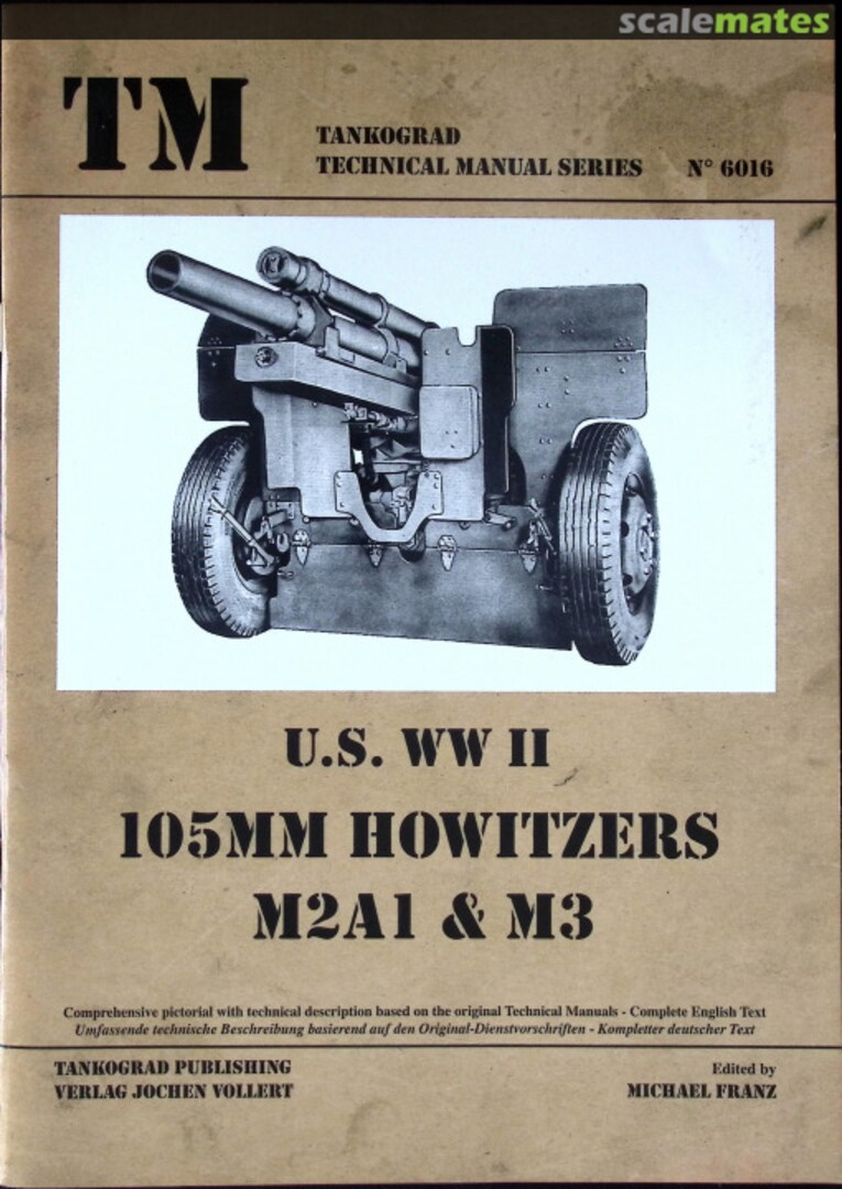 Cover 105mm Howitzers M2A1 & M3 6016 Tankograd Publishing Cover 105mm Howitzers M2A1 & M3 6016 Tankograd Publishing