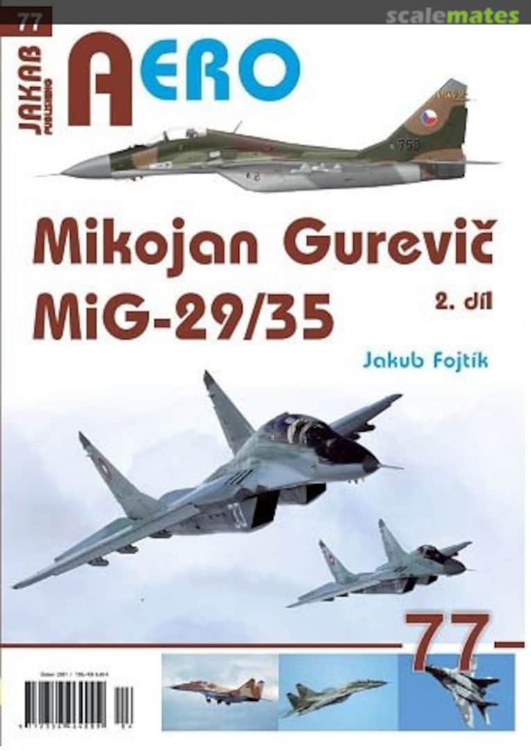 Cover Mikojan Gurevič MiG-29/35 (2. díl) 77 Jakab Publishing Cover Mikojan Gurevič MiG-29/35 (2. díl) 77 Jakab Publishing
