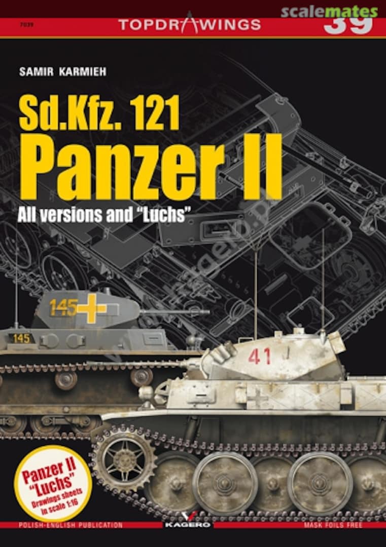 Cover Sd.Kfz. 121 Panzer II 39 Kagero Cover Sd.Kfz. 121 Panzer II 39 Kagero