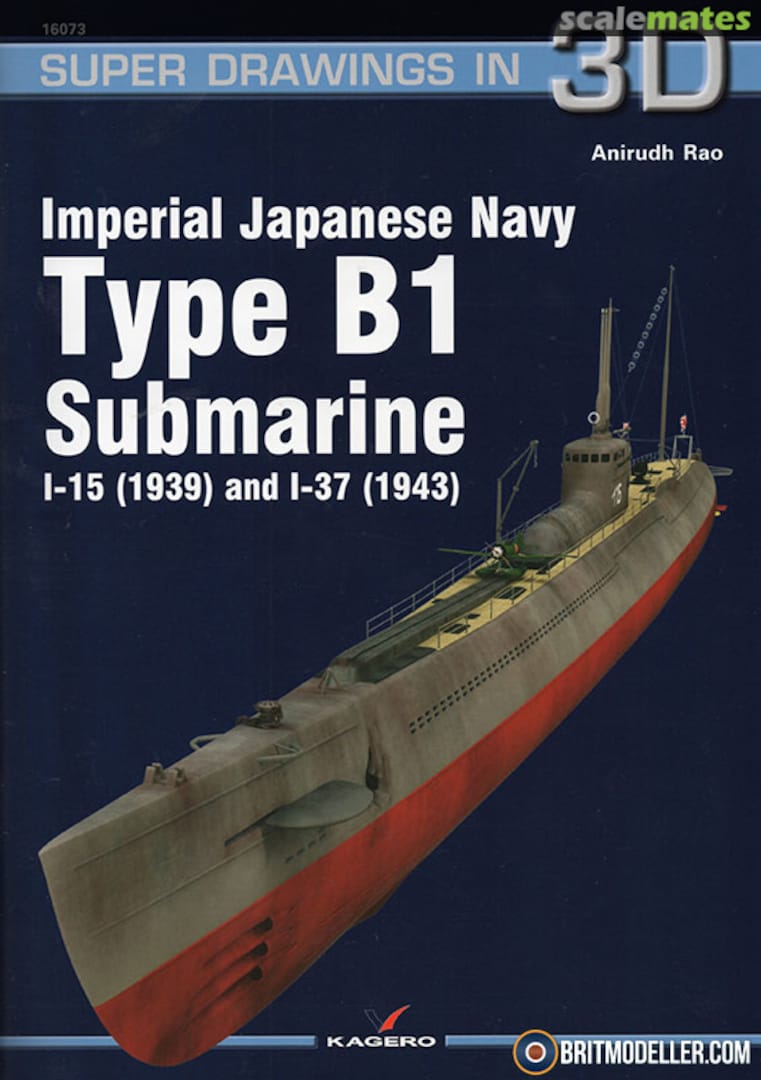 Cover Imperial Japanese Navy Type B1 Submarine 16073 Kagero Cover Imperial Japanese Navy Type B1 Submarine 16073 Kagero