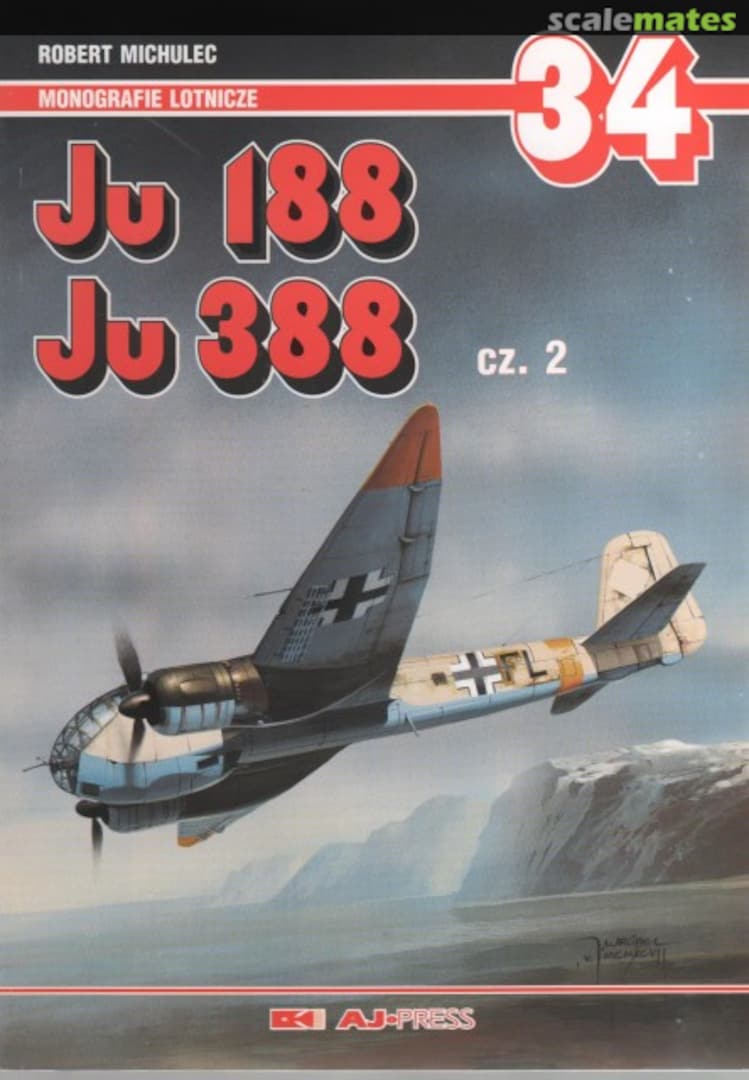 Cover Ju188, Ju 388 cz.2 34 AJ-Press Cover Ju188, Ju 388 cz.2 34 AJ-Press