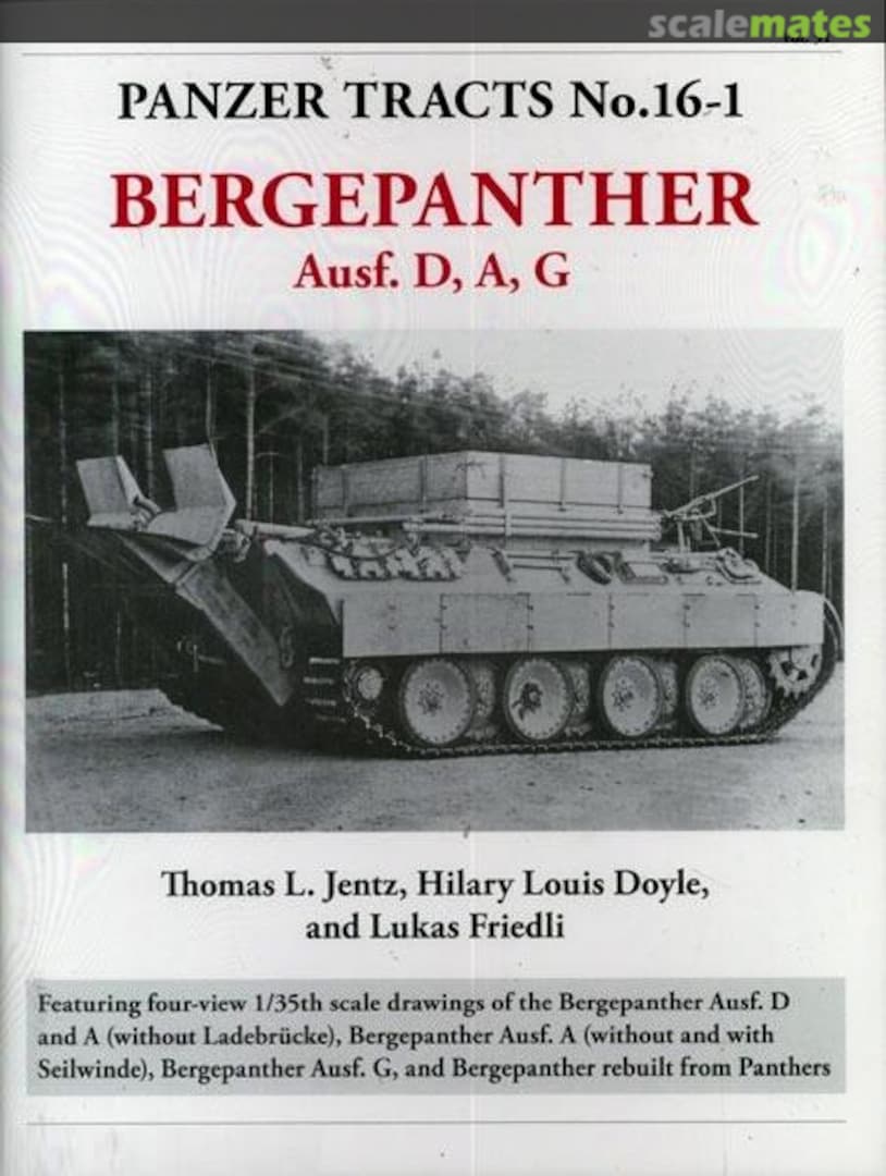 Cover Bergepanther 16-1 Panzer Tracts Cover Bergepanther 16-1 Panzer Tracts