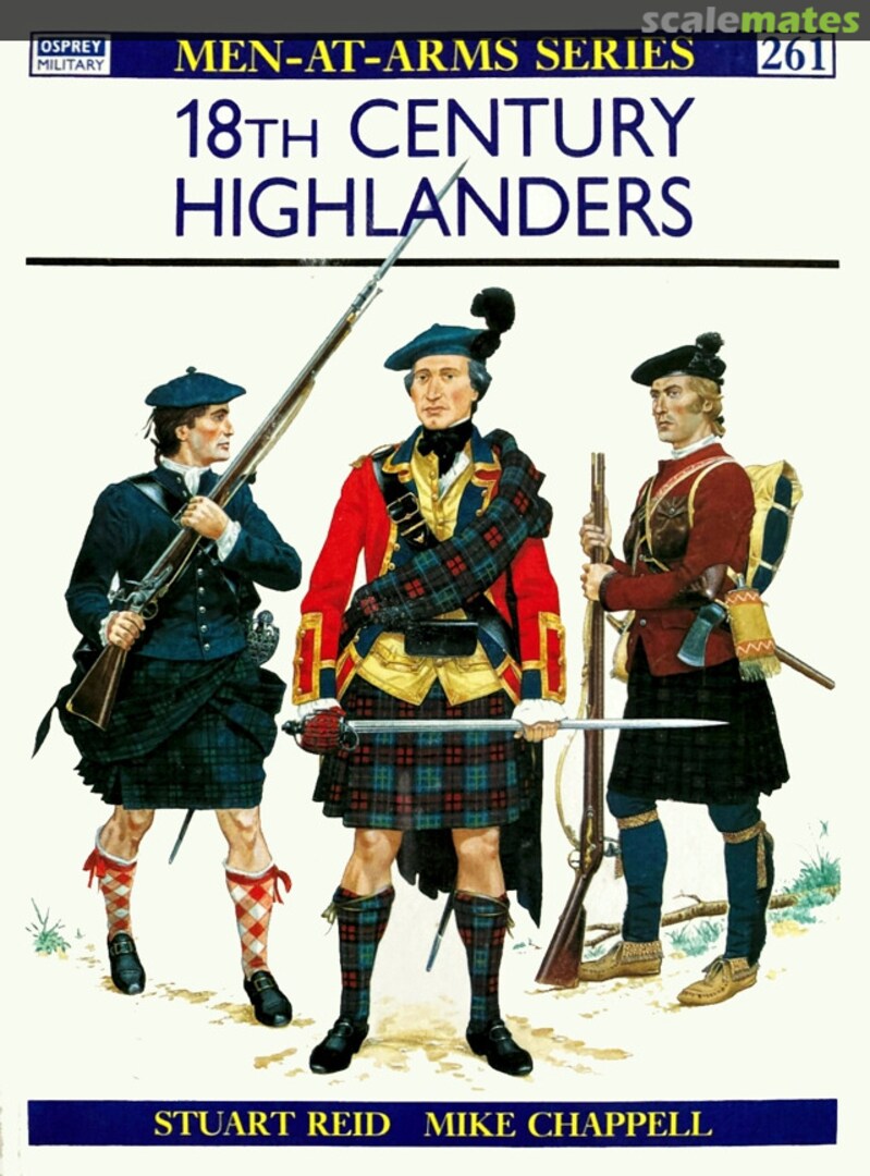 Cover 18th Century Highlanders 261 Osprey Publications