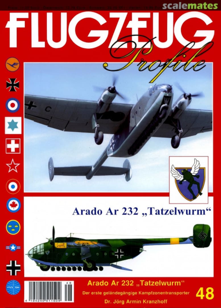 Cover Arado Ar 232 &quot;Tatzelwurm&quot; 48 UNITEC-Medienvertrieb