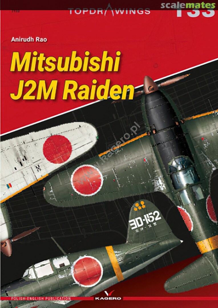 Cover Mitsubishi J2M Raiden 133 Kagero Cover Mitsubishi J2M Raiden 133 Kagero