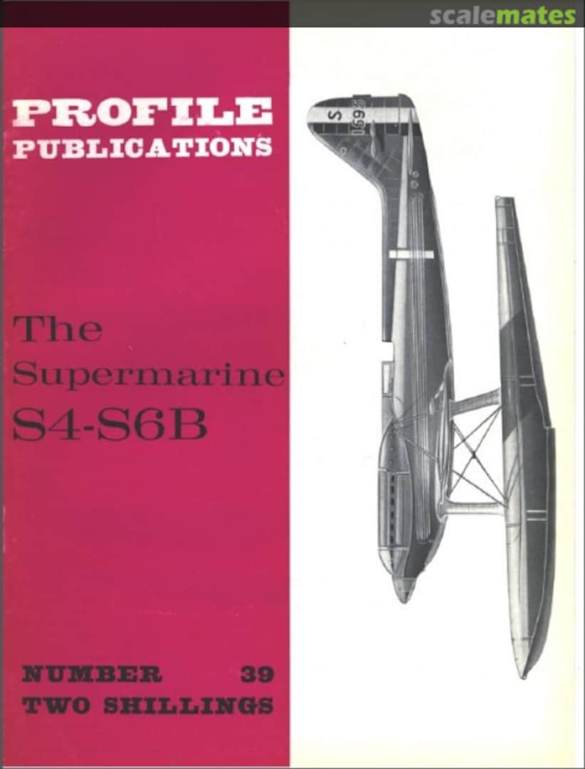 Cover The Supermarine S4-S6B 39 Profile Publications