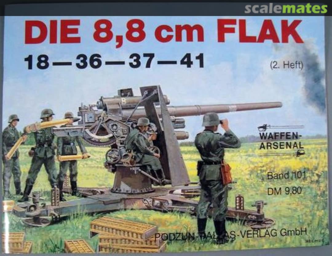 Cover Die 8,8 cm Flak 101 Podzun-Pallas-Verlag