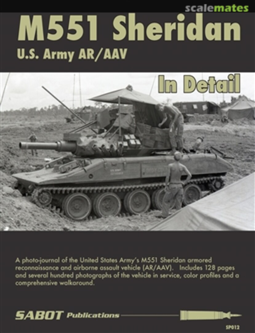 Cover M551 Sheridan SP012 SABOT Publications Cover M551 Sheridan SP012 SABOT Publications
