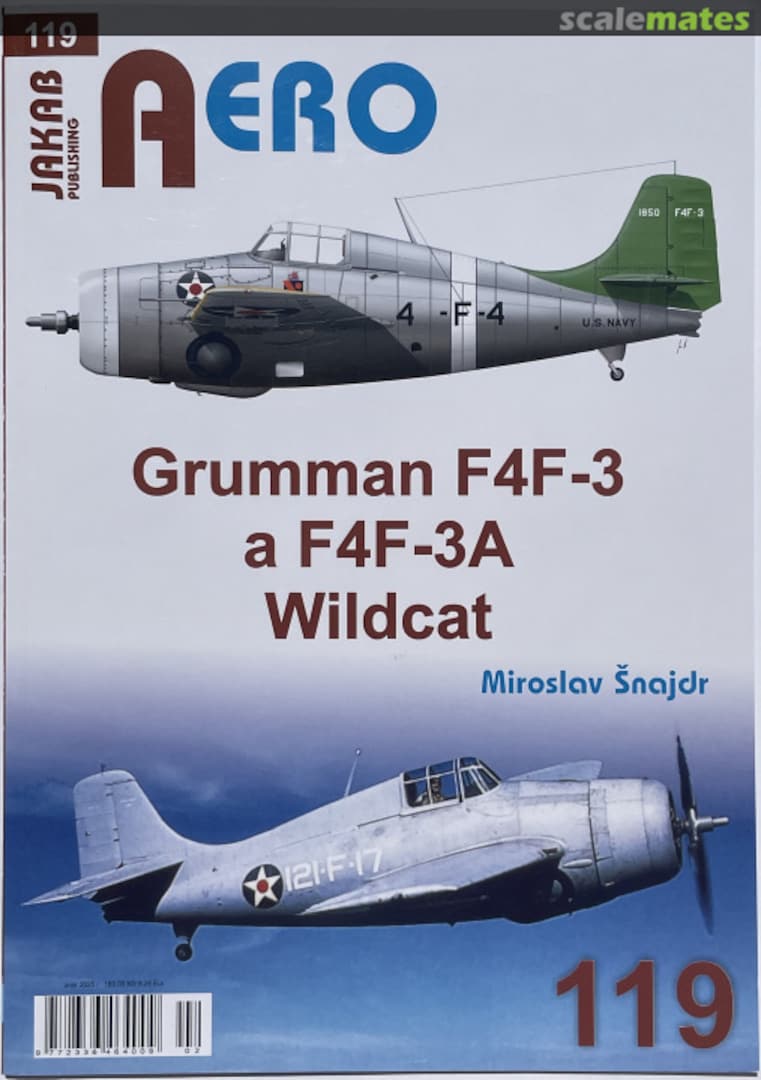 Cover Grumman F4F-3 a F4F-3A Wildcat 119 Jakab Publishing Cover Grumman F4F-3 a F4F-3A Wildcat 119 Jakab Publishing