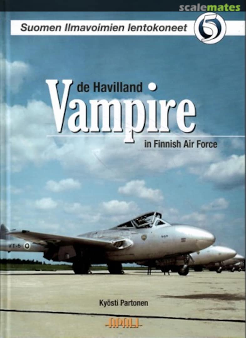 Cover De Havilland Vampire in Finnish Air Force 5 Apali Cover De Havilland Vampire in Finnish Air Force 5 Apali