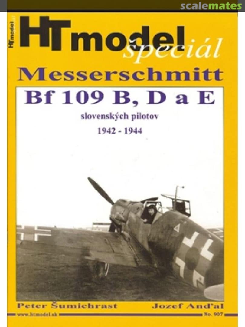 Cover Messerschmitt Bf 109 B, D a E 907 HT Model
