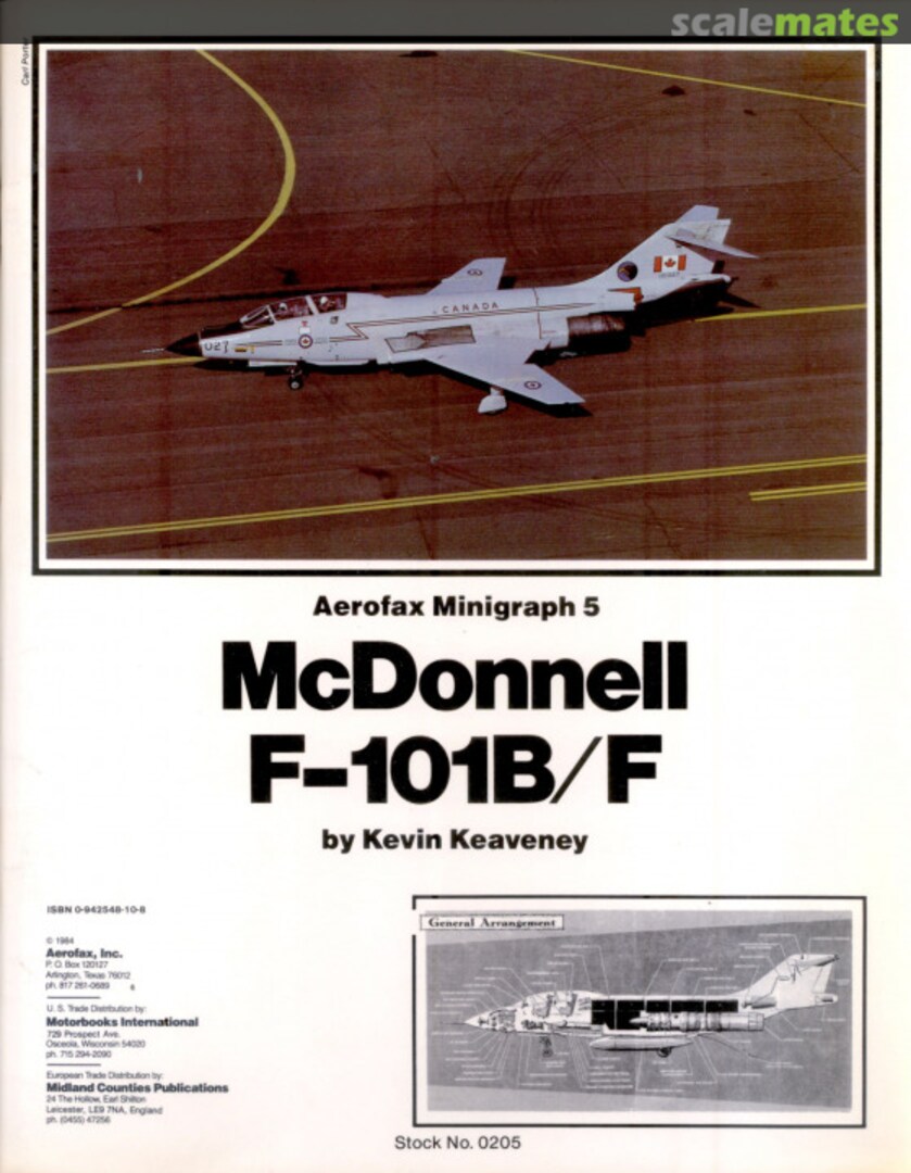 Cover McDonnell F-101B/F 5 Aerofax