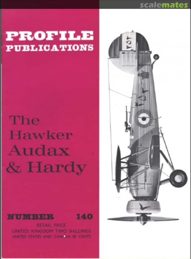 Cover The Hawker Audax & Hardy 140 Profile Publications Cover The Hawker Audax & Hardy 140 Profile Publications