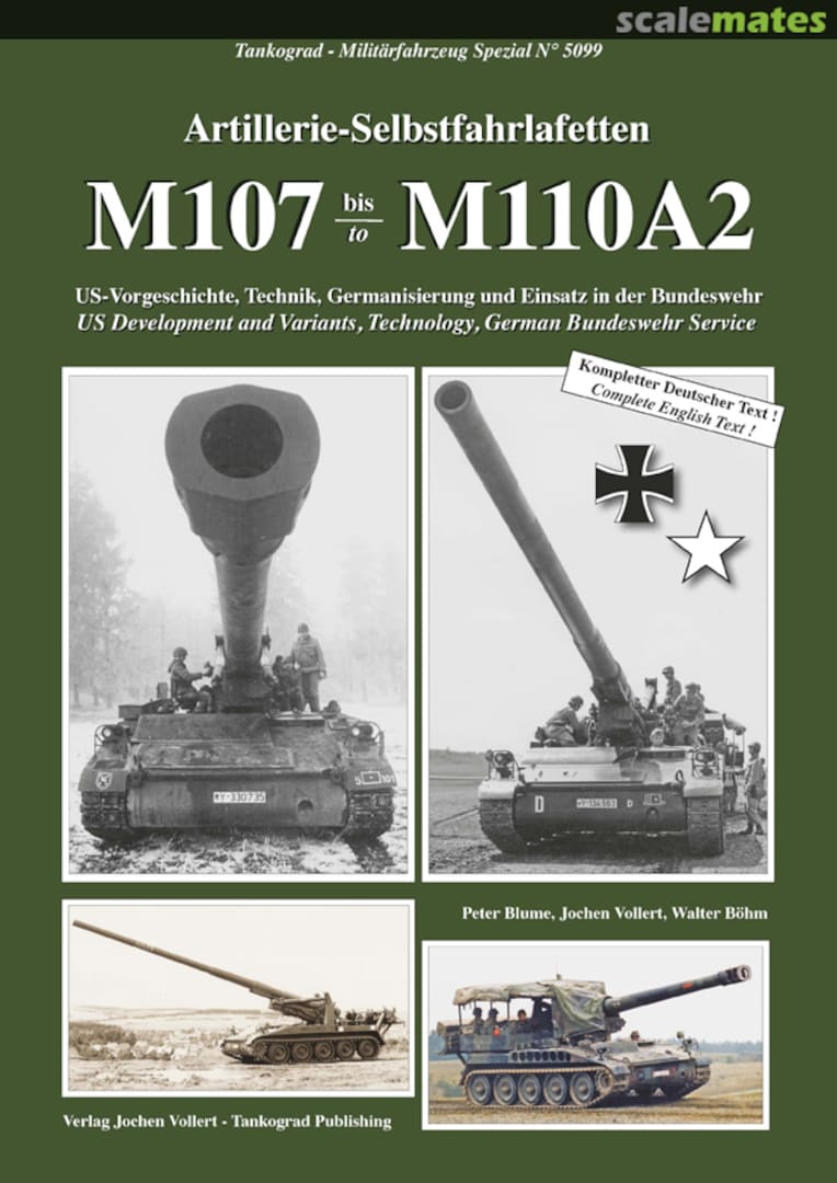 Cover Artillerie-Selbstfahrlafetten M107 bis M110A2 N° 5099 Tankograd Publishing Cover Artillerie-Selbstfahrlafetten M107 bis M110A2 N° 5099 Tankograd Publishing