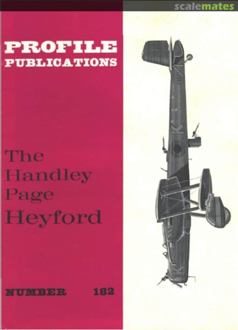 Cover The Handley Page Heyford 182 Profile Publications