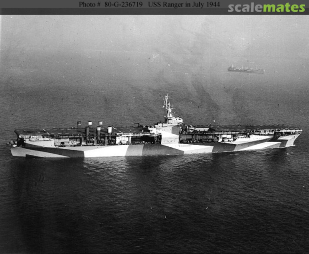 Cover USS Ranger CV-4 (1944)  Model Monkey