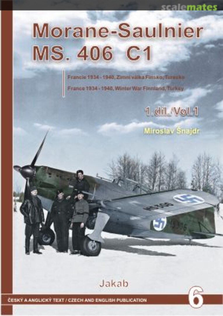 Cover Morane-Saulnier MS.406 C1 Vol. 1 6 Jakab Publishing Cover Morane-Saulnier MS.406 C1 Vol. 1 6 Jakab Publishing