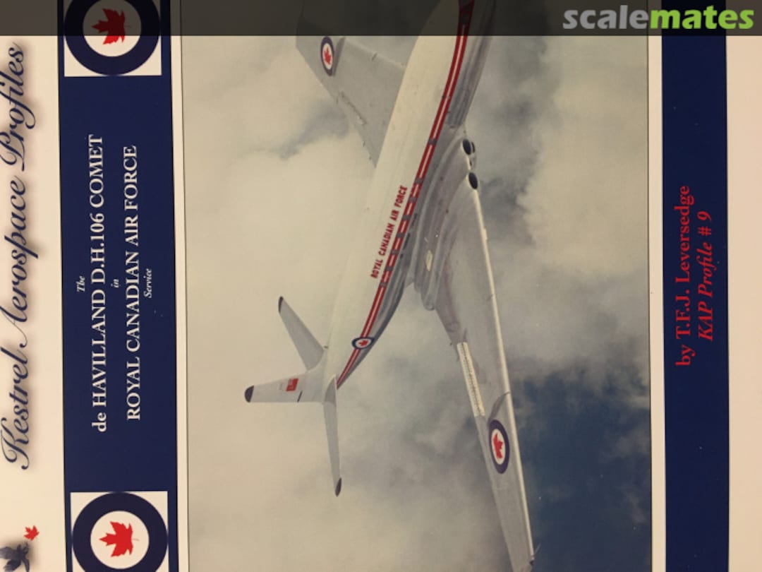 Cover The de HAVILLAND D.H.106 COMET in ROYAL CANADIAN AIR FORCE Service #9 Kestrel Publications